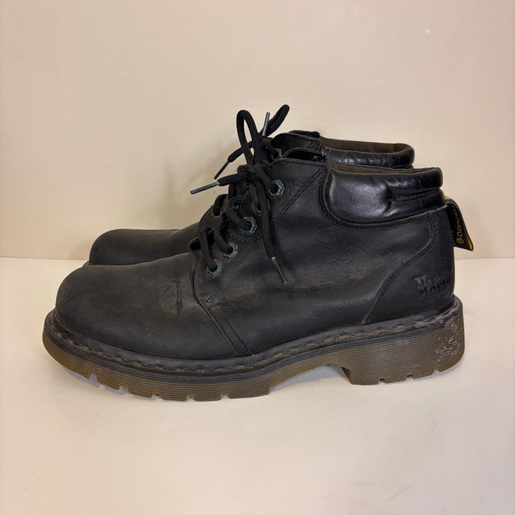 Dr. Martens Black Leather Chukka Boots Men's 11